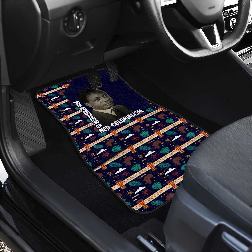 Kwame Nkrumah Car Mats Ghana Pan-African Print Design Portrait and Anti-Colonial Legacy Tribute - Wonder Print Shop