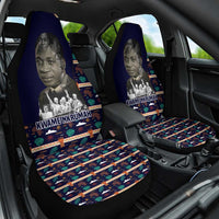 Kwame Nkrumah Car Seat Cover Ghana Pan-African Print Design Portrait and Anti-Colonial Legacy Tribute - Wonder Print Shop
