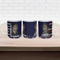 Kwame Nkrumah Ceramic Mug Ghana Pan-African Print Design Portrait and Anti-Colonial Legacy Tribute - Wonder Print Shop