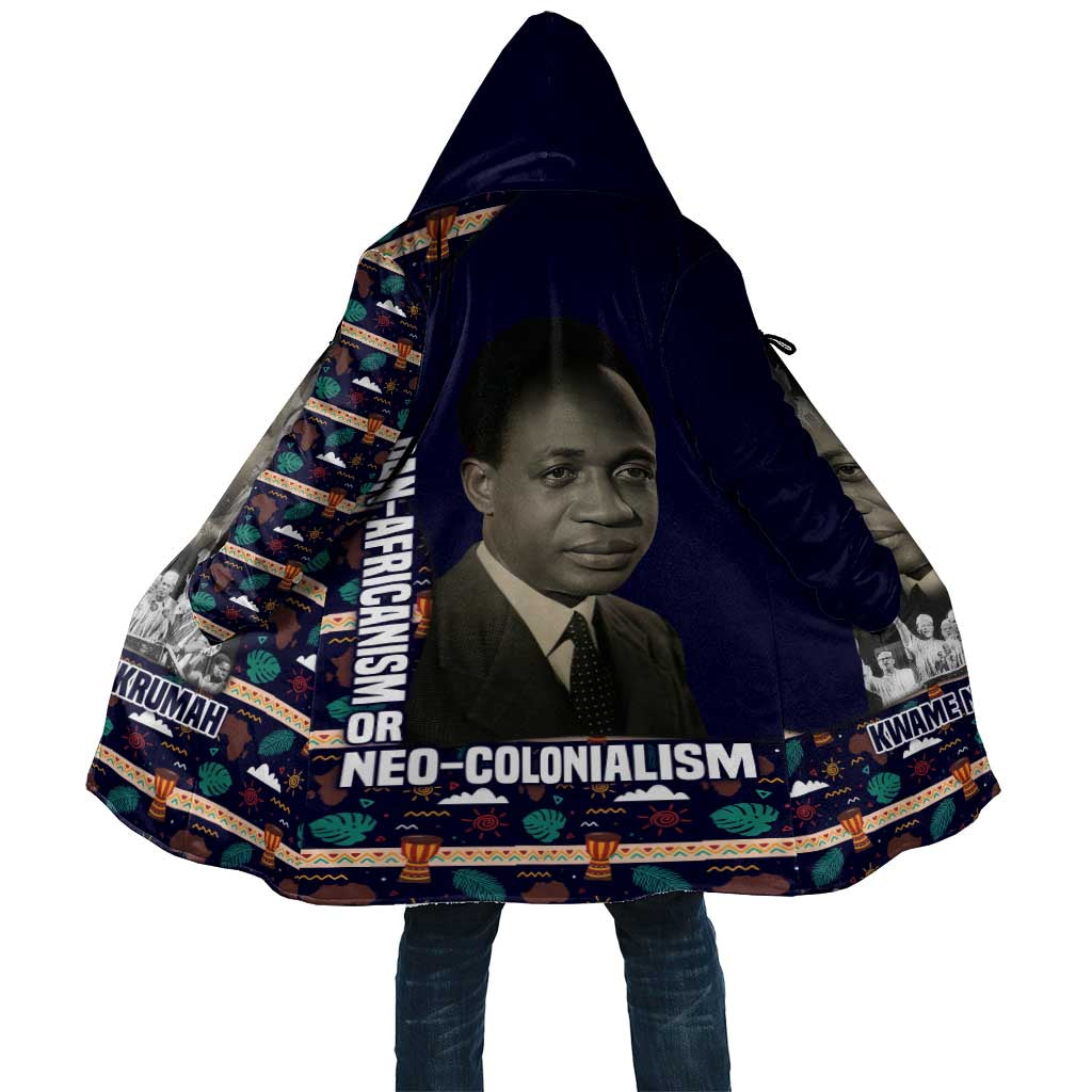 Kwame Nkrumah Cloak Ghana Pan-African Print Design Portrait and Anti-Colonial Legacy Tribute - Wonder Print Shop