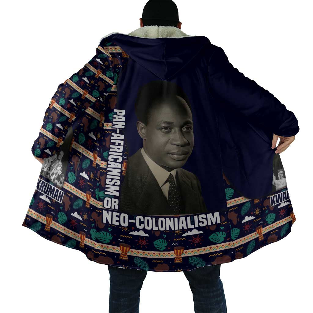Kwame Nkrumah Cloak Ghana Pan-African Print Design Portrait and Anti-Colonial Legacy Tribute - Wonder Print Shop
