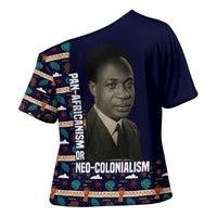Kwame Nkrumah Cross Shoulder Shirt Ghana Pan-African Print Design Portrait and Anti-Colonial Legacy Tribute - Wonder Print Shop