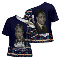 Kwame Nkrumah Cross Shoulder Shirt Ghana Pan-African Print Design Portrait and Anti-Colonial Legacy Tribute - Wonder Print Shop