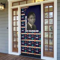 Kwame Nkrumah Door Cover Ghana Pan-African Print Design Portrait and Anti-Colonial Legacy Tribute - Wonder Print Shop