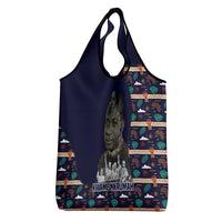 Kwame Nkrumah Grocery Bag Ghana Pan-African Print Design Portrait and Anti-Colonial Legacy Tribute - Wonder Print Shop