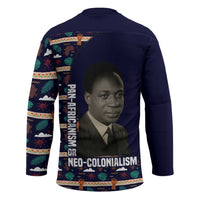 Kwame Nkrumah Hockey Jersey Ghana Pan-African Print Design Portrait and Anti-Colonial Legacy Tribute - Wonder Print Shop