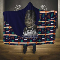 Kwame Nkrumah Hooded Blanket Ghana Pan-African Print Design Portrait and Anti-Colonial Legacy Tribute - Wonder Print Shop