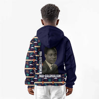 Kwame Nkrumah Kid Hoodie Ghana Pan-African Print Design Portrait and Anti-Colonial Legacy Tribute - Wonder Print Shop