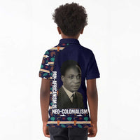 Kwame Nkrumah Kid Polo Shirt Ghana Pan-African Print Design Portrait and Anti-Colonial Legacy Tribute - Wonder Print Shop