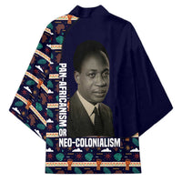 Kwame Nkrumah Kimono Ghana Pan-African Print Design Portrait and Anti-Colonial Legacy Tribute - Wonder Print Shop