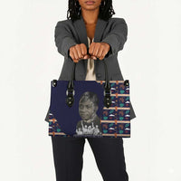 Kwame Nkrumah Leather Bag Ghana Pan-African Print Design Portrait and Anti-Colonial Legacy Tribute - Wonder Print Shop