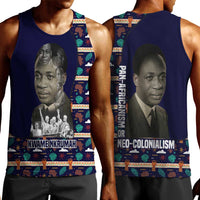 Kwame Nkrumah Men Tank Top Ghana Pan-African Print Design Portrait and Anti-Colonial Legacy Tribute - Wonder Print Shop