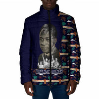 Kwame Nkrumah Padded Jacket Ghana Pan-African Print Design Portrait and Anti-Colonial Legacy Tribute - Wonder Print Shop