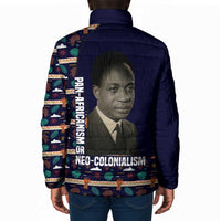 Kwame Nkrumah Padded Jacket Ghana Pan-African Print Design Portrait and Anti-Colonial Legacy Tribute - Wonder Print Shop
