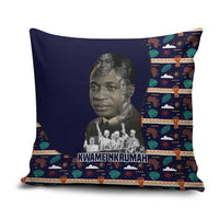 Kwame Nkrumah Pillow Cover Ghana Pan-African Print Design Portrait and Anti-Colonial Legacy Tribute - Wonder Print Shop