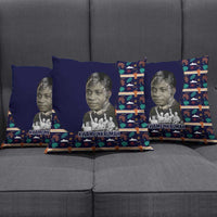 Kwame Nkrumah Pillow Cover Ghana Pan-African Print Design Portrait and Anti-Colonial Legacy Tribute - Wonder Print Shop