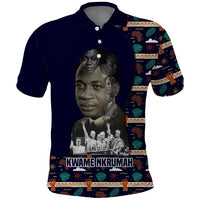 Kwame Nkrumah Polo Shirt Ghana Pan-African Print Design Portrait and Anti-Colonial Legacy Tribute - Wonder Print Shop