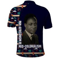 Kwame Nkrumah Polo Shirt Ghana Pan-African Print Design Portrait and Anti-Colonial Legacy Tribute - Wonder Print Shop