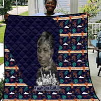 Kwame Nkrumah Quilt Ghana Pan-African Print Design Portrait and Anti-Colonial Legacy Tribute - Wonder Print Shop