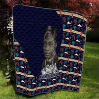 Kwame Nkrumah Quilt Ghana Pan-African Print Design Portrait and Anti-Colonial Legacy Tribute - Wonder Print Shop