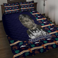 Kwame Nkrumah Quilt Bed Set Ghana Pan-African Print Design Portrait and Anti-Colonial Legacy Tribute - Wonder Print Shop