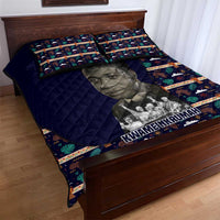 Kwame Nkrumah Quilt Bed Set Ghana Pan-African Print Design Portrait and Anti-Colonial Legacy Tribute - Wonder Print Shop