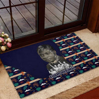 Kwame Nkrumah Rubber Doormat Ghana Pan-African Print Design Portrait and Anti-Colonial Legacy Tribute - Wonder Print Shop