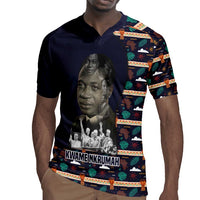 Kwame Nkrumah Rugby Jersey Ghana Pan-African Print Design Portrait and Anti-Colonial Legacy Tribute - Wonder Print Shop