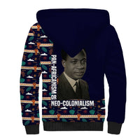Kwame Nkrumah Sherpa Hoodie Ghana Pan-African Print Design Portrait and Anti-Colonial Legacy Tribute - Wonder Print Shop