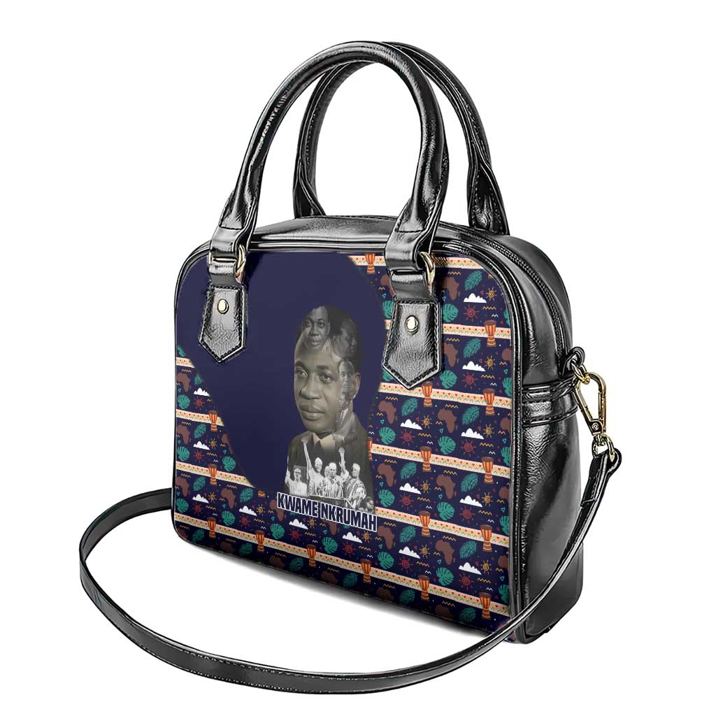 Kwame Nkrumah Shoulder Handbag Ghana Pan-African Print Design Portrait and Anti-Colonial Legacy Tribute - Wonder Print Shop
