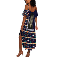 Kwame Nkrumah Summer Maxi Dress Ghana Pan-African Print Design Portrait and Anti-Colonial Legacy Tribute - Wonder Print Shop