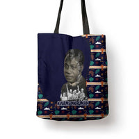 Kwame Nkrumah Tote Bag Ghana Pan-African Print Design Portrait and Anti-Colonial Legacy Tribute - Wonder Print Shop