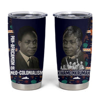 Kwame Nkrumah Tumbler Cup Ghana Pan-African Print Design Portrait and Anti-Colonial Legacy Tribute - Wonder Print Shop