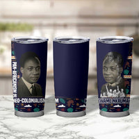 Kwame Nkrumah Tumbler Cup Ghana Pan-African Print Design Portrait and Anti-Colonial Legacy Tribute - Wonder Print Shop