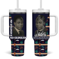 Kwame Nkrumah Tumbler With Handle Ghana Pan-African Print Design Portrait and Anti-Colonial Legacy Tribute - Wonder Print Shop