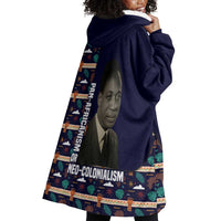 Kwame Nkrumah Wearable Blanket Hoodie Ghana Pan-African Print Design Portrait and Anti-Colonial Legacy Tribute - Wonder Print Shop