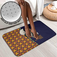 Kwame Nkrumah Ghana Bathroom Set African Map Pattern Design and Economic Freedom Quote Tribute - Wonder Print Shop