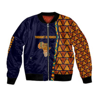 Kwame Nkrumah Ghana Bomber Jacket African Map Pattern Design and Economic Freedom Quote Tribute - Wonder Print Shop