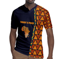 Kwame Nkrumah Ghana Rugby Jersey African Map Pattern Design and Economic Freedom Quote Tribute - Wonder Print Shop