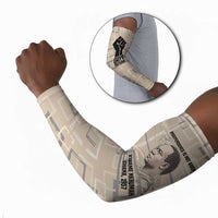 Kwame Nkrumah Arm Sleeves with Raised Fist Design and Independence Quote Ghana 1957 Tribute - Wonder Print Shop