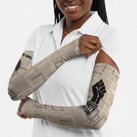 Kwame Nkrumah Arm Sleeves with Raised Fist Design and Independence Quote Ghana 1957 Tribute - Wonder Print Shop