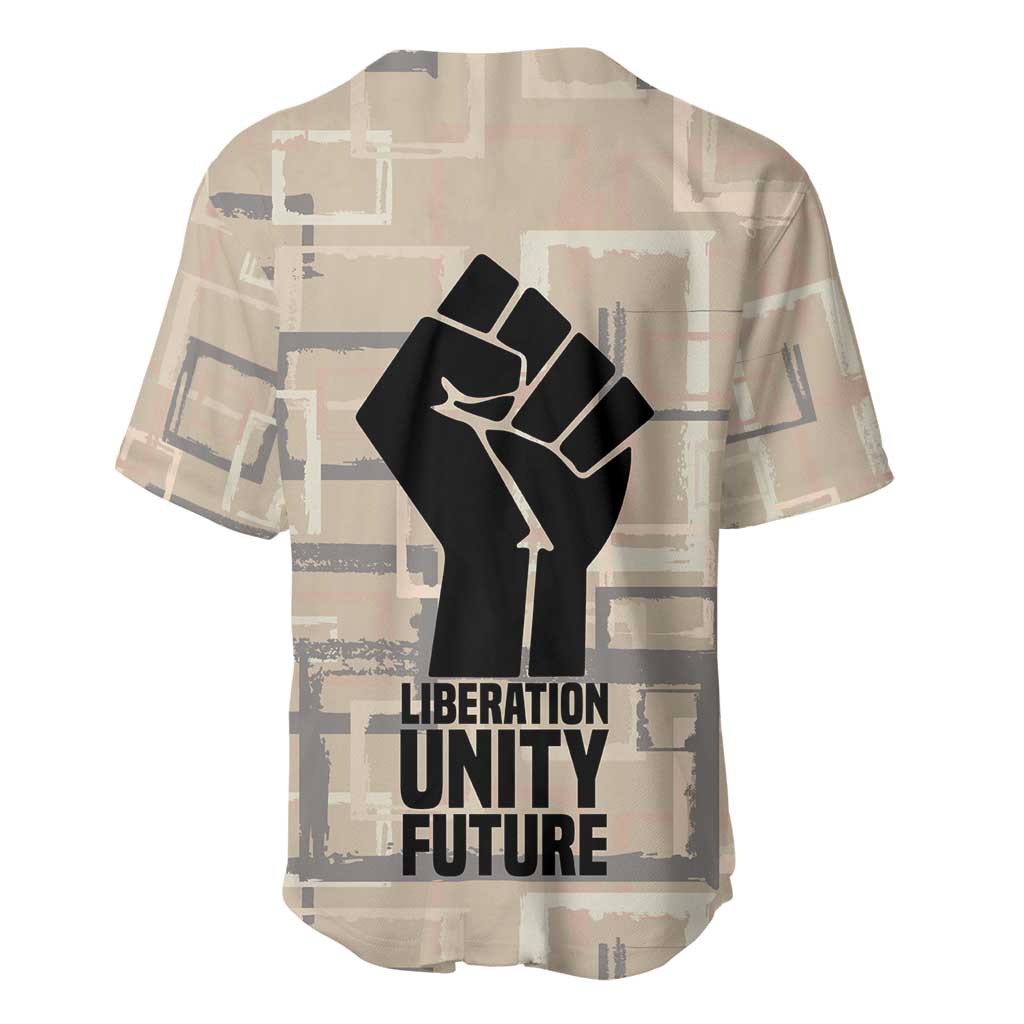 Kwame Nkrumah Baseball Jersey with Raised Fist Design and Independence Quote Ghana 1957 Tribute - Wonder Print Shop