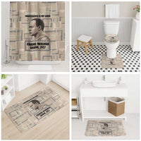 Kwame Nkrumah Bathroom Set with Raised Fist Design and Independence Quote Ghana 1957 Tribute - Wonder Print Shop