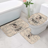 Kwame Nkrumah Bathroom Set with Raised Fist Design and Independence Quote Ghana 1957 Tribute - Wonder Print Shop