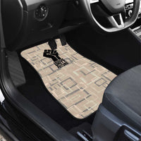 Kwame Nkrumah Car Mats with Raised Fist Design and Independence Quote Ghana 1957 Tribute - Wonder Print Shop
