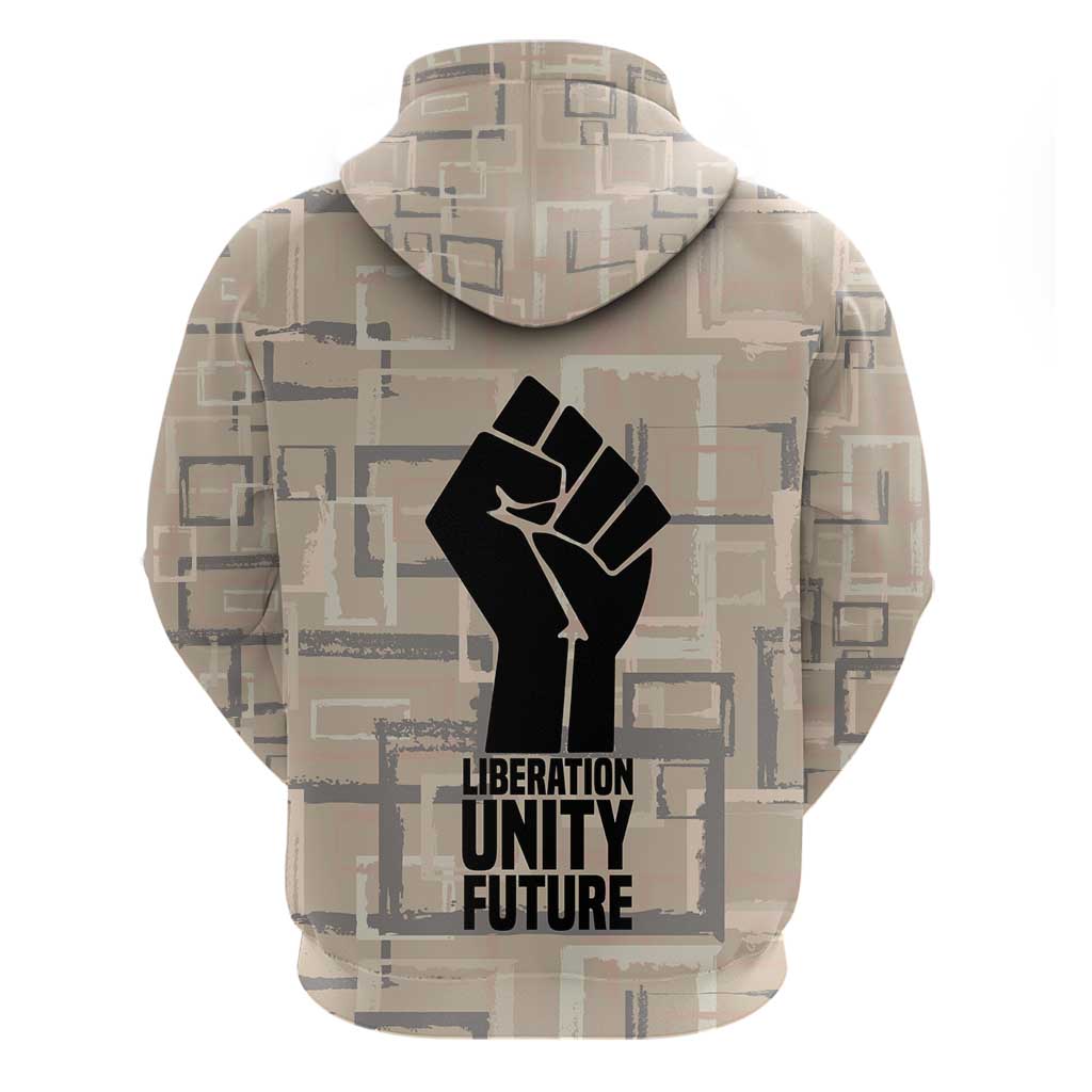 Kwame Nkrumah Hoodie with Raised Fist Design and Independence Quote Ghana 1957 Tribute - Wonder Print Shop