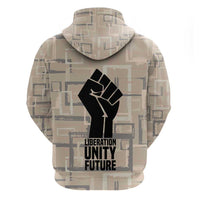 Kwame Nkrumah Hoodie with Raised Fist Design and Independence Quote Ghana 1957 Tribute - Wonder Print Shop