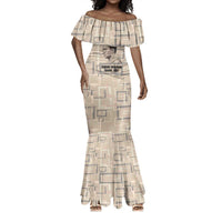 Kwame Nkrumah Mermaid Dress with Raised Fist Design and Independence Quote Ghana 1957 Tribute - Wonder Print Shop