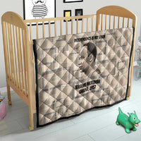 Kwame Nkrumah Quilt with Raised Fist Design and Independence Quote Ghana 1957 Tribute - Wonder Print Shop