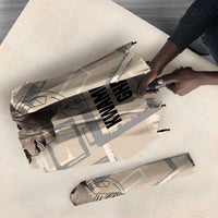 Kwame Nkrumah Umbrella with Raised Fist Design and Independence Quote Ghana 1957 Tribute - Wonder Print Shop